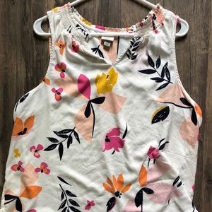 Target- Floral sleeveless top